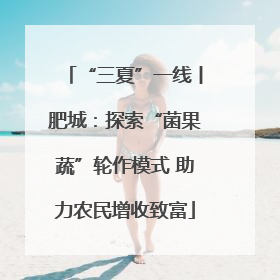 “三夏”一线丨肥城：探索“菌果蔬”轮作模式 助力农民增收致富