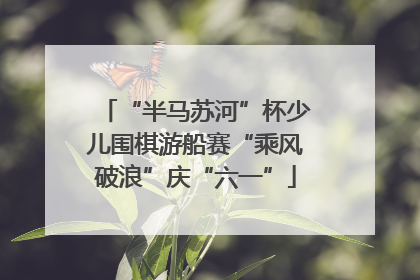 “半马苏河”杯少儿围棋游船赛“乘风破浪”庆“六一”