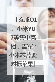 玄戒O1、小米YU7等集中亮相，雷军：小米芯片要对标苹果