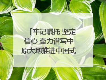 牢记嘱托 坚定信心 奋力谱写中原大地推进中国式现代化新篇章（六）河南绘就“行走河南·读懂中国”新画卷丨牢记嘱托谱新篇