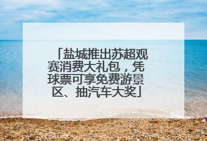 盐城推出苏超观赛消费大礼包，凭球票可享免费游景区、抽汽车大奖
