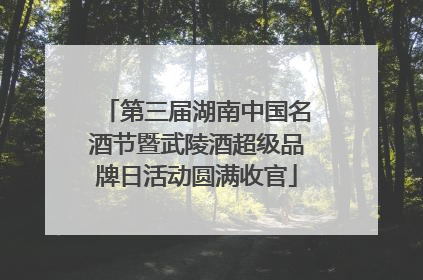 第三届湖南中国名酒节暨武陵酒超级品牌日活动圆满收官