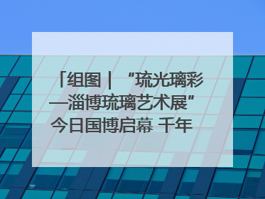 组图｜“琉光璃彩—淄博琉璃艺术展”今日国博启幕 千年窑火绽放京城