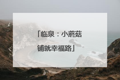 临泉：小蘑菇铺就幸福路