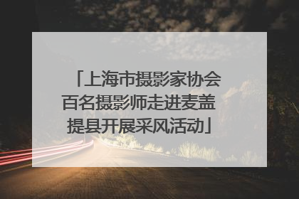 上海市摄影家协会百名摄影师走进麦盖提县开展采风活动