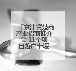 京津冀楚商产业招商推介会 11个项目落户十堰 签约金额超68亿元