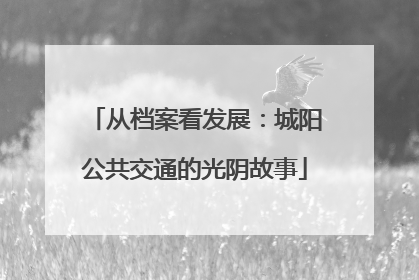 从档案看发展：城阳公共交通的光阴故事