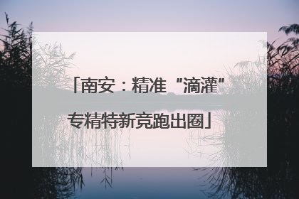 南安：精准“滴灌”专精特新竞跑出圈