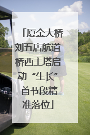 厦金大桥刘五店航道桥西主塔启动“生长” 首节段精准落位
