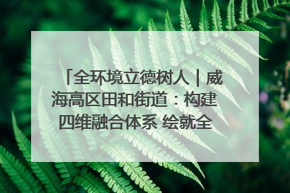 全环境立德树人｜威海高区田和街道：构建四维融合体系 绘就全环境立德树人新画卷
