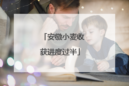 安徽小麦收获进度过半