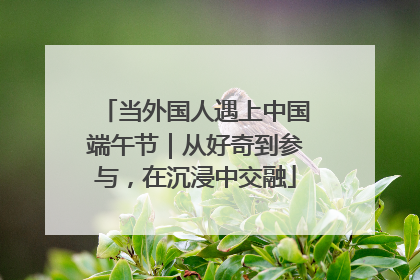 当外国人遇上中国端午节｜从好奇到参与，在沉浸中交融