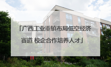 广西工业重镇布局低空经济赛道 校企合作培养人才