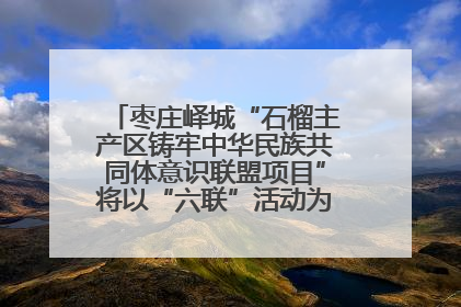 枣庄峄城“石榴主产区铸牢中华民族共同体意识联盟项目”将以“六联”活动为抓手深化品牌建设