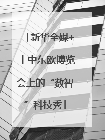 新华全媒+丨中东欧博览会上的“数智”科技秀