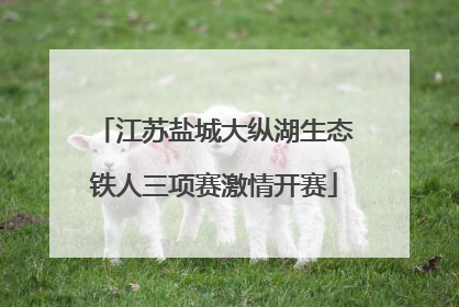 江苏盐城大纵湖生态铁人三项赛激情开赛