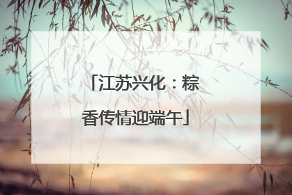 江苏兴化：粽香传情迎端午