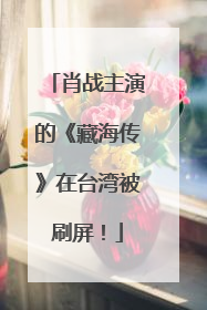 肖战主演的《藏海传》在台湾被刷屏！