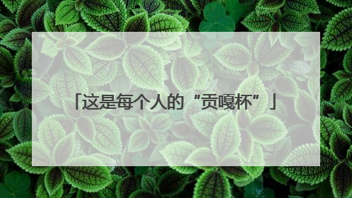 这是每个人的“贡嘎杯”