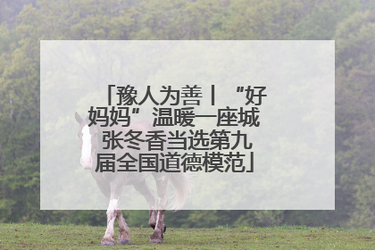 豫人为善丨“好妈妈”温暖一座城 张冬香当选第九届全国道德模范
