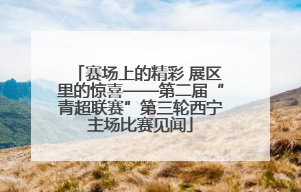 赛场上的精彩 展区里的惊喜——第二届“青超联赛”第三轮西宁主场比赛见闻