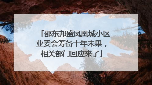 邵东邦盛凤凰城小区业委会筹备十年未果，相关部门回应来了
