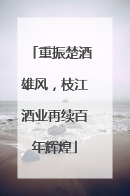 重振楚酒雄风，枝江酒业再续百年辉煌
