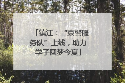 镇江：“京警服务队”上线，助力学子圆梦今夏