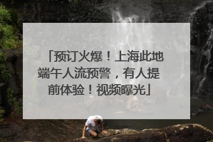 预订火爆！上海此地端午人流预警，有人提前体验！视频曝光