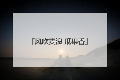 风吹麦浪 瓜果香