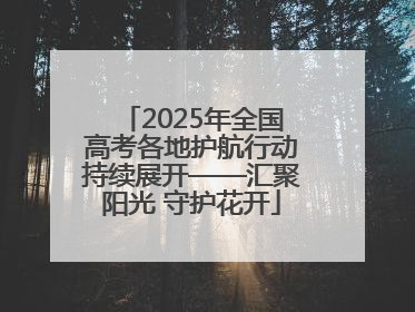2025年全国高考各地护航行动持续展开——汇聚阳光 守护花开