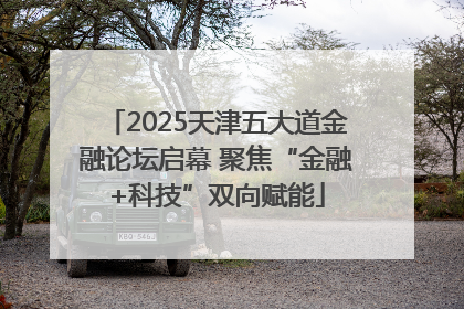 2025天津五大道金融论坛启幕 聚焦“金融+科技”双向赋能
