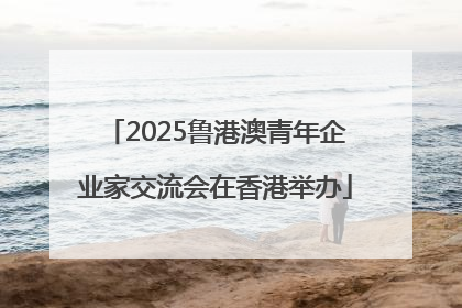 2025鲁港澳青年企业家交流会在香港举办