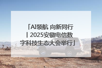 AI领航 向新同行丨2025安徽电信数字科技生态大会举行