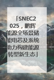 SNEC2025，鹏辉能源全场景储能电芯及系统助力构建能源转型新生态